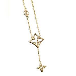Louis Vuitton Monogram Flowergram Necklace Gold M01234 (EUC)